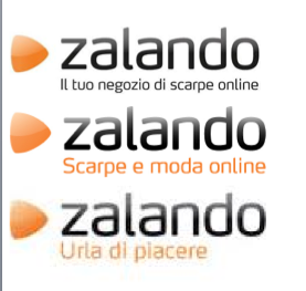 ZALANDO LOGO CON VARI PAY OFF