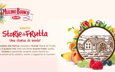 IL NUOVO BRAND STORIE DI FRUTTA SI FA SPAZIO NEL MONDO DEL MULINO (BIANCO)