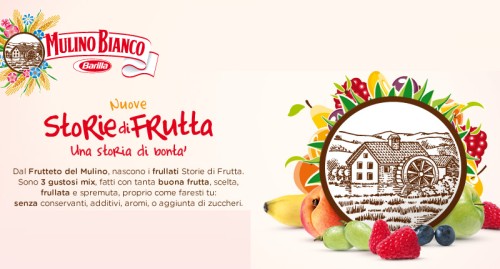 IL NUOVO BRAND STORIE DI FRUTTA SI FA SPAZIO NEL MONDO DEL MULINO (BIANCO)