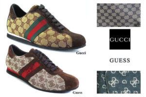 MARCHIO GUCCI E GUESS