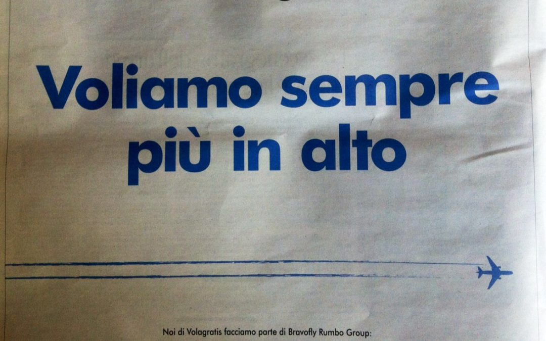 Volagratis Campagna stampa aprile 2014