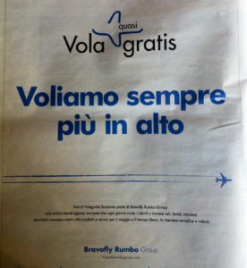 Volagratis Campagna stampa aprile 2014