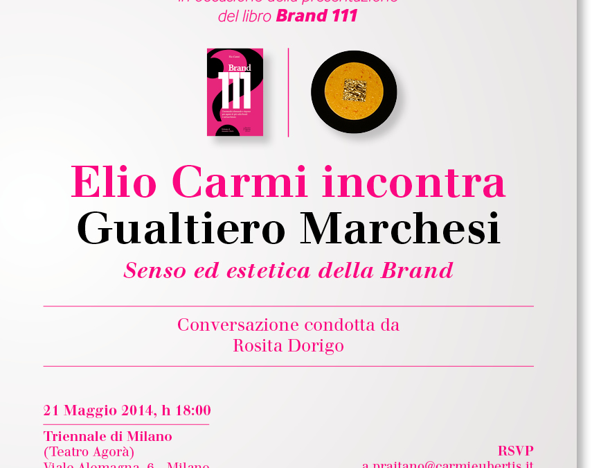 ELIO CARMI, BRAND 111, LIBRO, FAUSTO LUPETTI