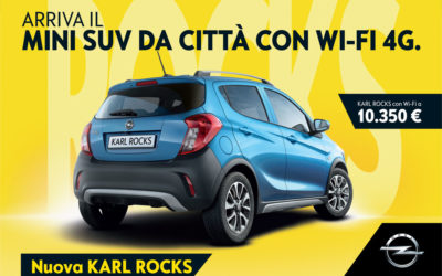 OPEL KARL ROCKS. NON È UN APERITIVO