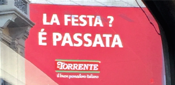 LA FESTA? È (UNA) PASSATA