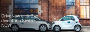 SHARENOW DA CAR2GO E SHARENOW