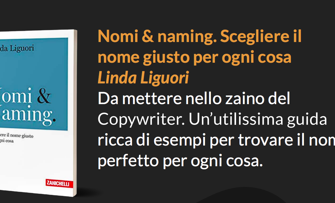 NOMI & NAMING LIBRO PER L’ESTATE