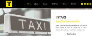 InTaxi sito homepage