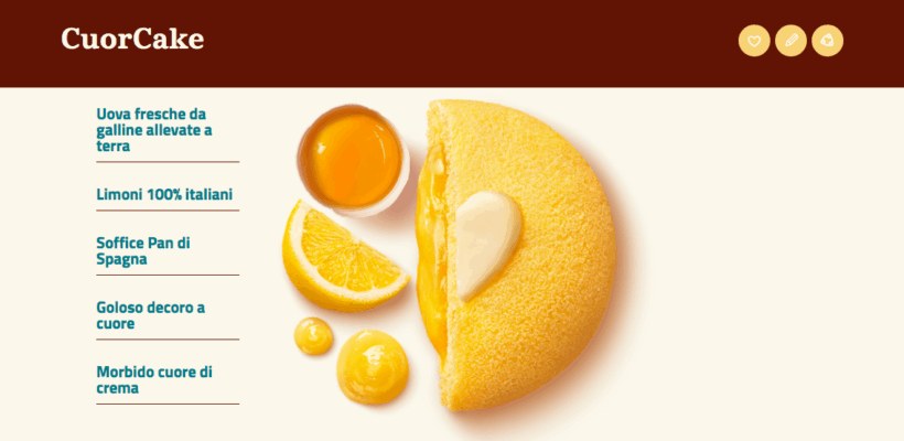 CUORCAKE MULINO BIANCO: LIMONE E VAPORE