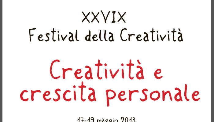 XXIX FESTIVAL DELLA CREATIVITA’