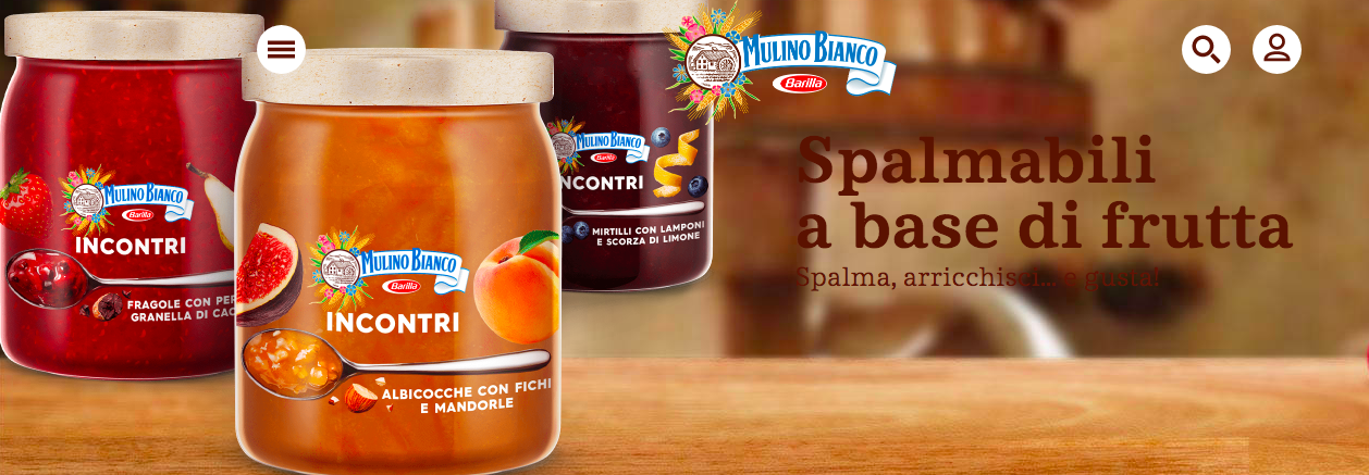 Incontri spalmabili Mulino Bianco marmellate