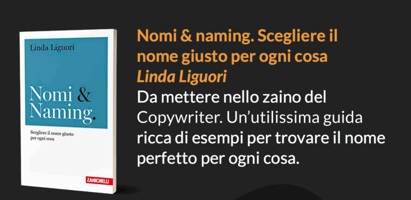 NOMI & NAMING LIBRO PER L’ESTATE