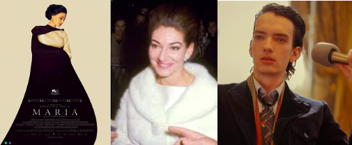 MARIA CALLAS E MANDRAX NEL FILM DI LARRAIN