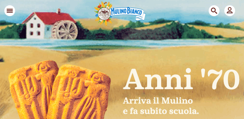 MULINO BIANCO MOSTRA IL SUO NUOVO LOGO