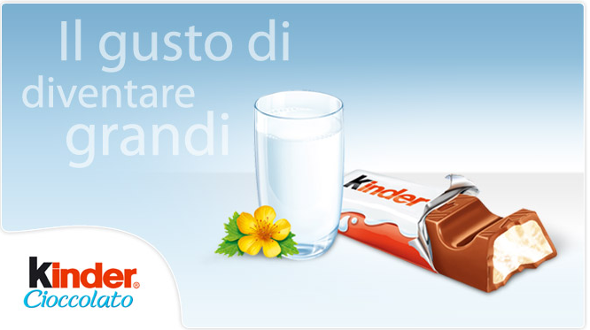 NUOVO PAYOFF PER KINDER FERRERO