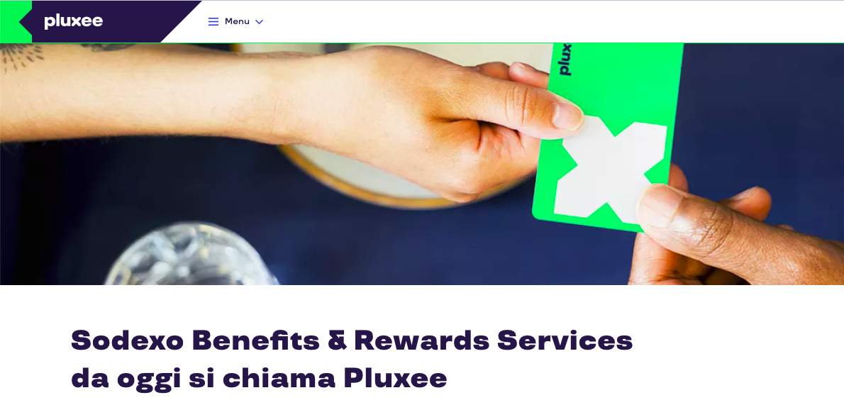 PLUXEE RENAMING SODEXO