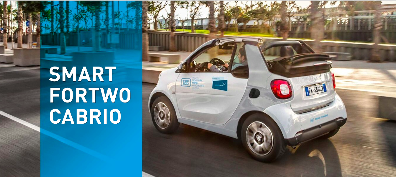 Smart Cabrio Car2go fortwo
