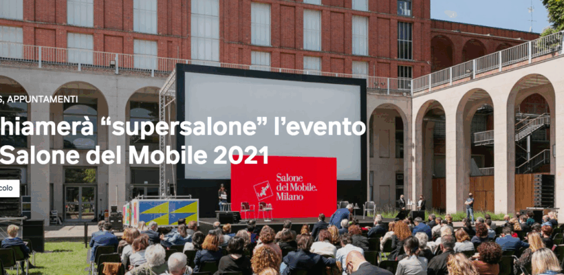 SUPERSALONE, SALONE DEL MOBILE, DESIGN WEEK