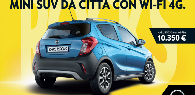OPEL KARL ROCKS. NON È UN APERITIVO