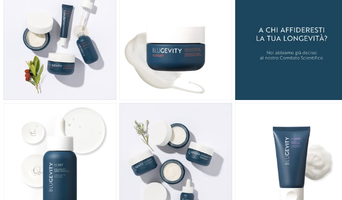 BLUGEVITY. THE COLOR OF LONGEVITY