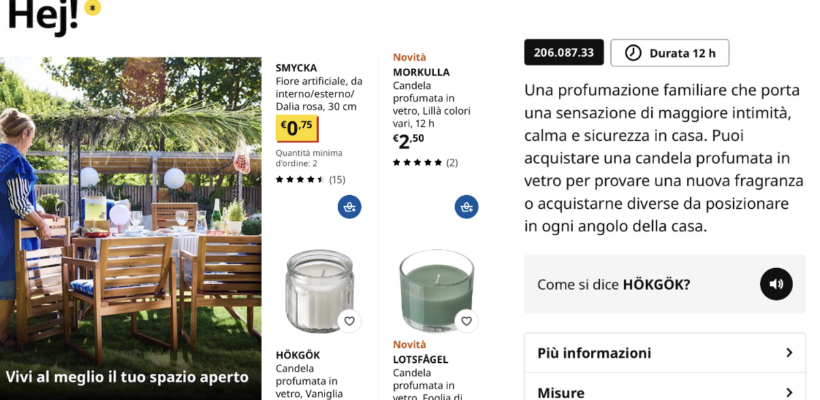 IKEA VALORIZZA I NOMI DEI SUOI PRODOTTI
